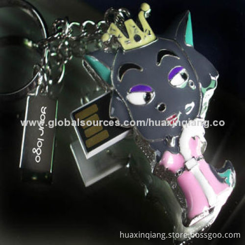 USB Flash Drive, Diamond + Animal Style, 512MB-32GB Capacity